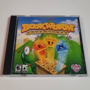 Pop Cap Bookworm Adventures Computer Word Game PC CD-ROM 2006